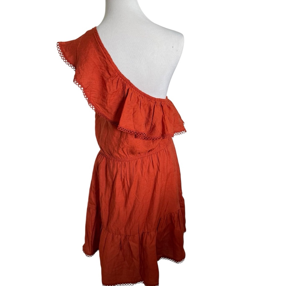 Bar ||| One Shoulder Ruffle Dress - Picture 5 of 11